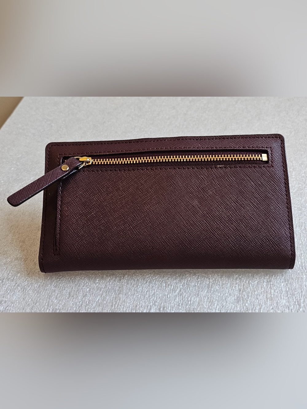 Kate Spade Laurel Way Wallet - Mulled Wine Saffiano Leather - Picture 2 of 8